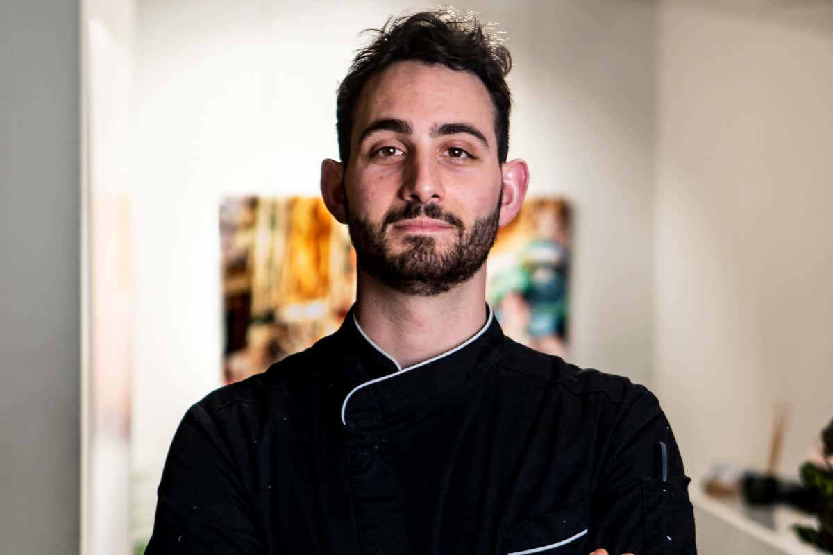 Ai fornelli de Il Margutta c'è Mariano Monaco (foto Emanuela Rizzo) Al Margutta è di scena la cucina tradizionale italiana “green”