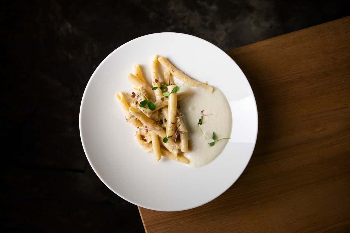 Piatto di pasta de il Margutta (foto Emanuela Rizzo) Al Margutta è di scena la cucina tradizionale italiana “green”