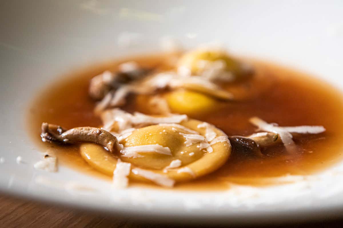 Il Margutta, particolare di un piatto (foto Emanuela Rizzo) Al Margutta è di scena la cucina tradizionale italiana “green”