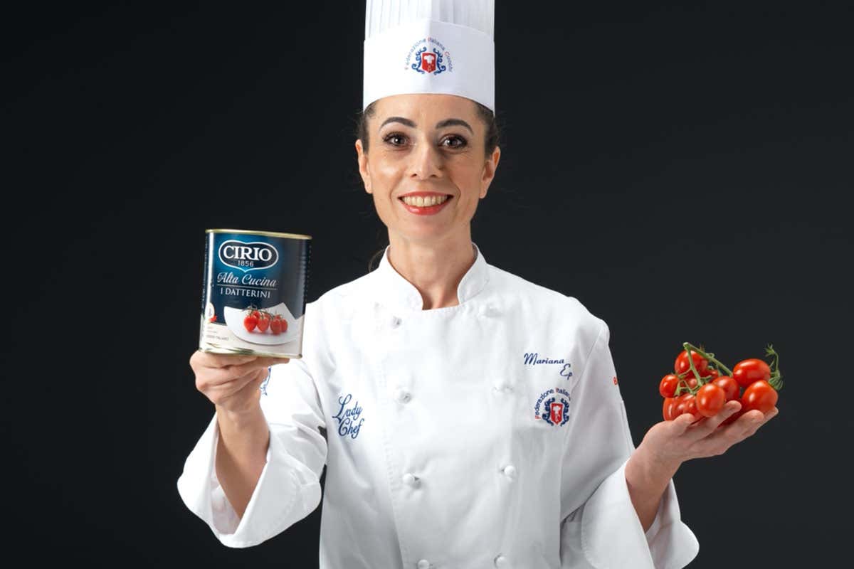 Mariana Epure Al ristorante La Posata Bianca, Mariana Epure esalta il pomodoro Mariana Epure Al ristorante La Posata Bianca, Mariana Epure esalta il pomodoro