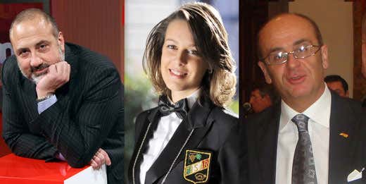 Da sinistra: Marcello Masi, Karen Casagrande e Roberto Rabachino Da sinistra: Marcello Masi, Karen Casagrande e Roberto Rabachino
