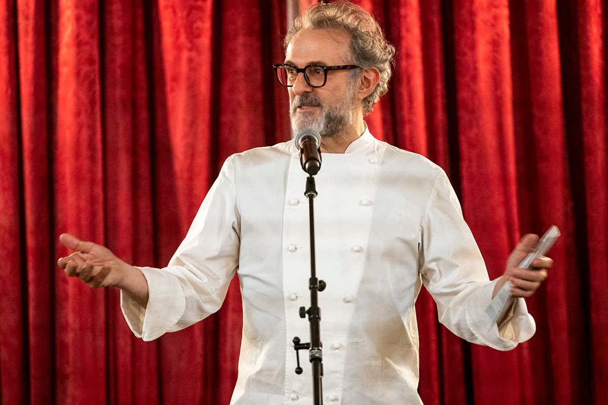 Massimo Bottura, International Friends of Festival Verdi, New York (credito foto: David Plakke) Il Parmigiano Reggiano punta sugli Stati Uniti e riparte dalla ristorazione