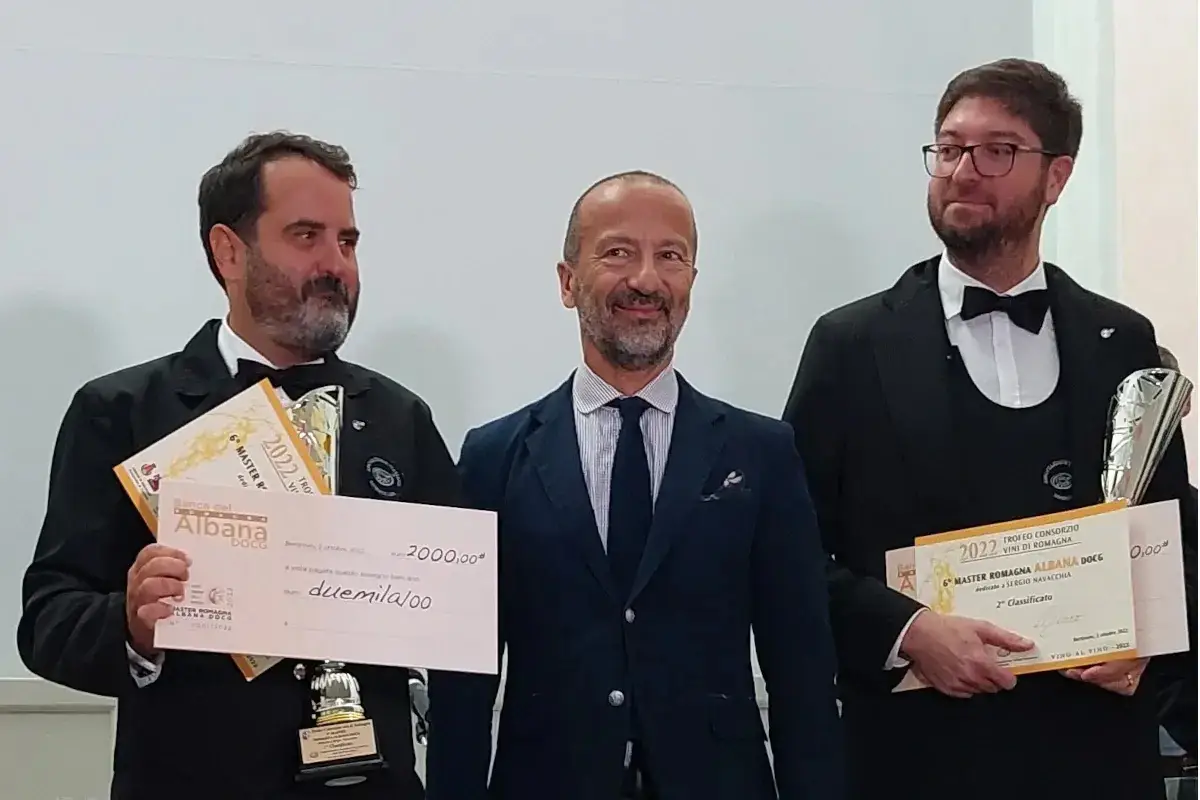 Al &ldquo;Master Romagna Albana Docg&rdquo; trionfa il sommelier campano Luca Matarazzo