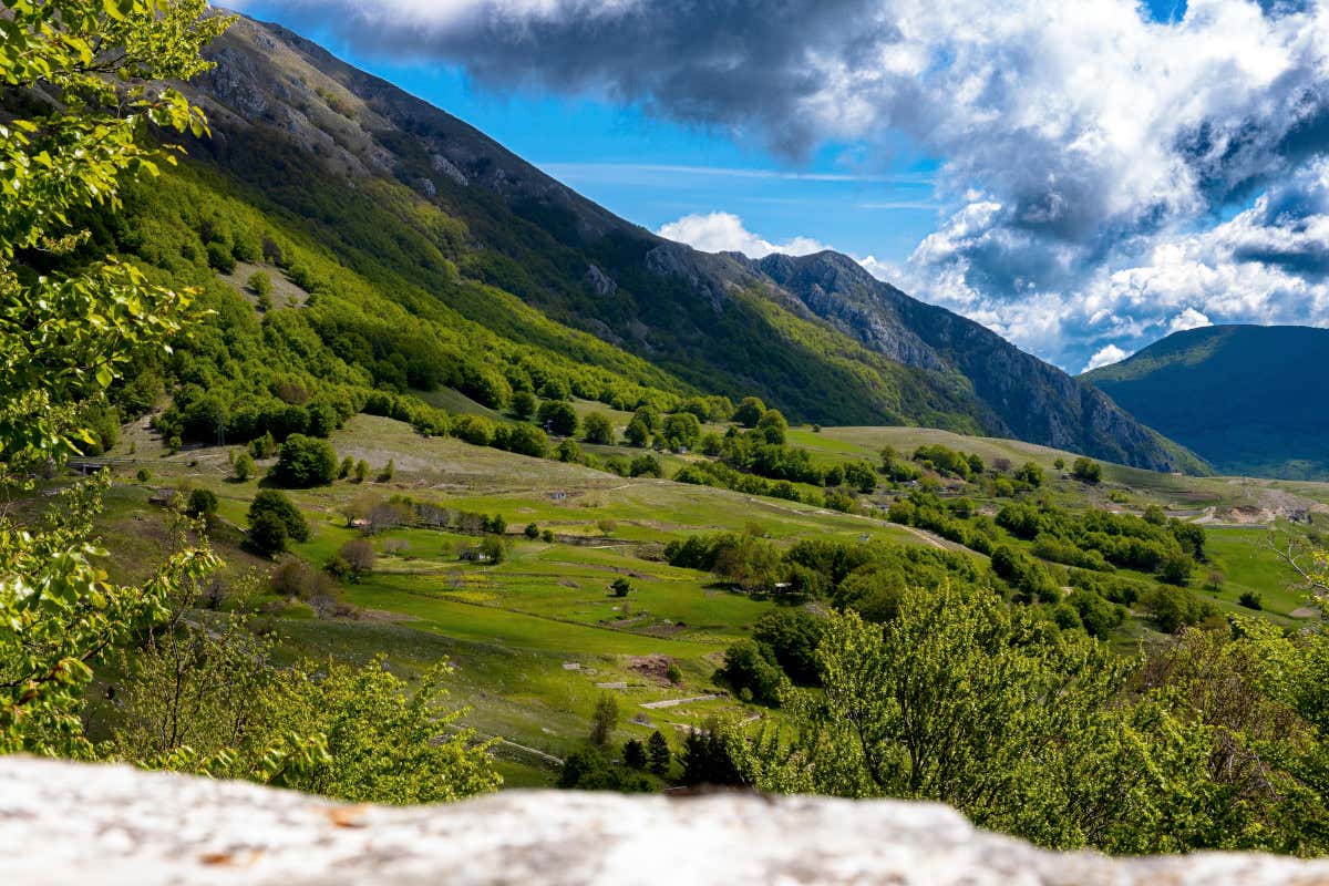 Vista su una parte del Parco nazionale del Matese