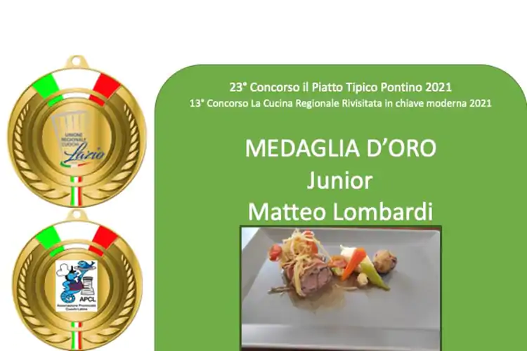 Lombetto di agnello in crosta con farcia alle olive e funghi pleurotus con verdure scottate e quenelle di patate aromatizzate Piatto tipico e cucina regionale: Lombardi vince tra i giovani