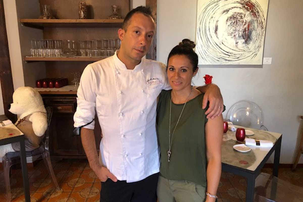 Da sinistra, Monica e Mattia Putzulu L'Altro Cantuccio rinnova il menu con un piatto signature che sa di Toscana