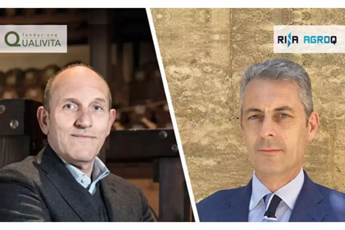 Cesare Mazzetti ed Enrico De Micheli Agroqualit&agrave; con Qualivita: il made in Italy si compatta