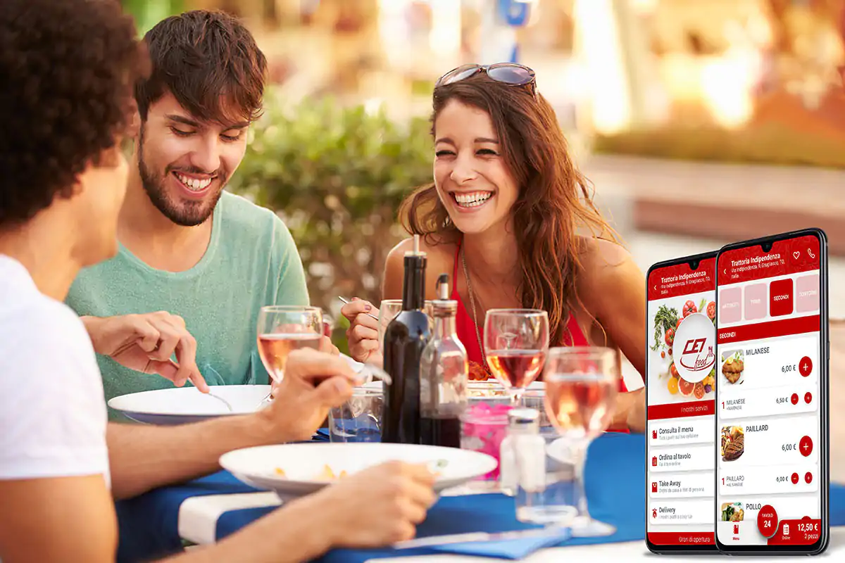 Il menu di CEI Food &egrave; digitale, interattivo e facile da usare
