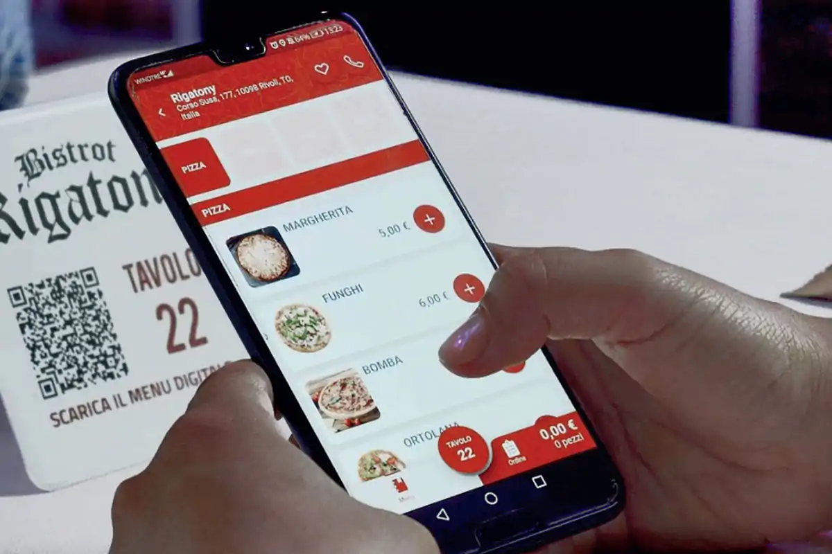 Il menu di CEI Food &egrave; digitale, interattivo e facile da usare