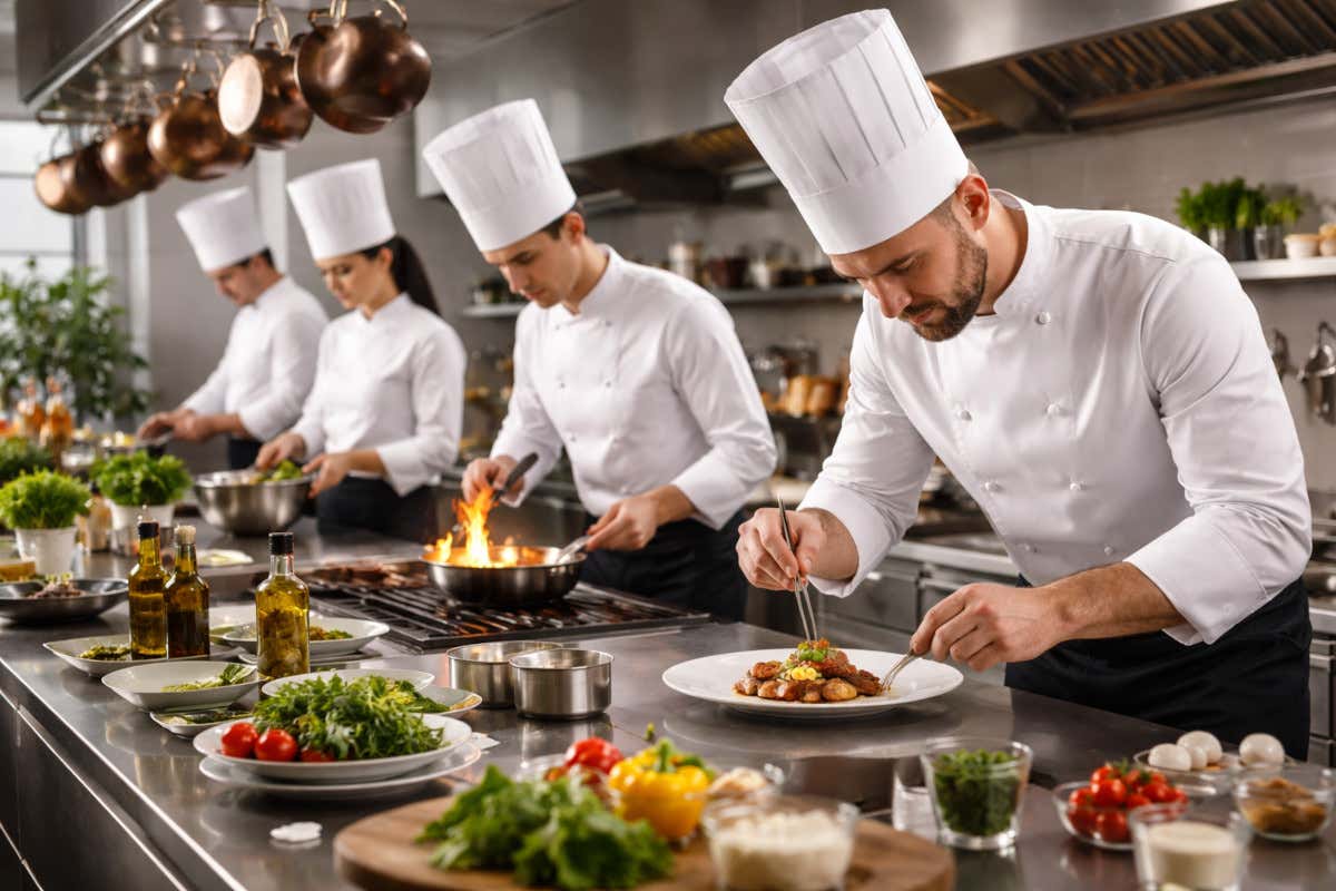 Il menu degustazione, d’altra parte, permette di costruire una brigata con ruoli ben definiti