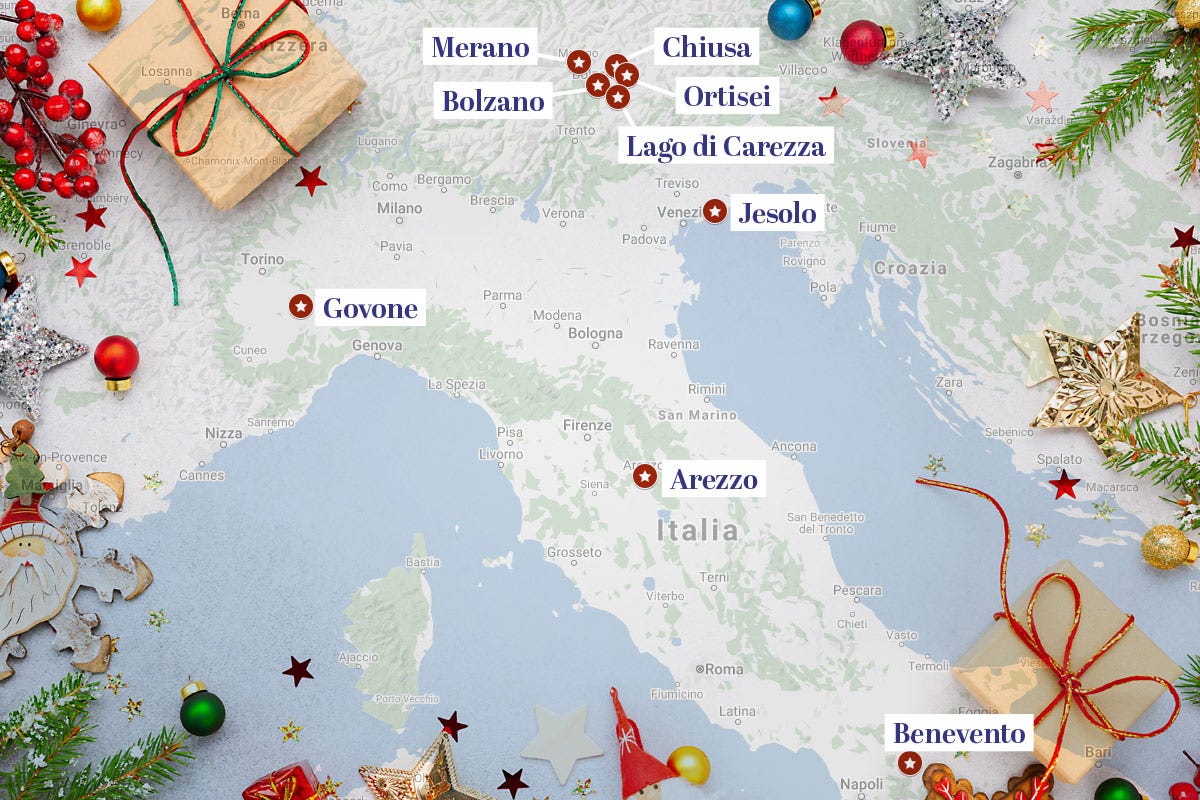 Dalle Langhe all’Alto Adige, da Arezzo a Benevento: i più bei mercatini di Natale 2021