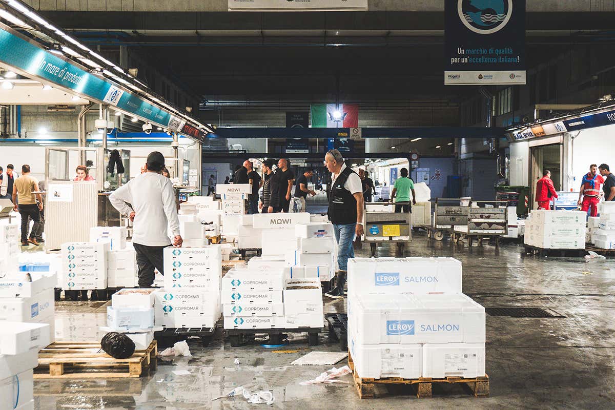 Qualità e sicurezza, le parole d'ordine del Mercato ittico di Milano