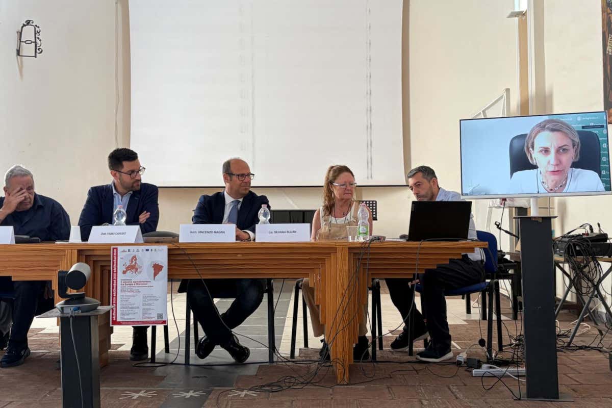 Un momento della conferenza “Sistema agroalimentare tra Europa e Mercosur”
