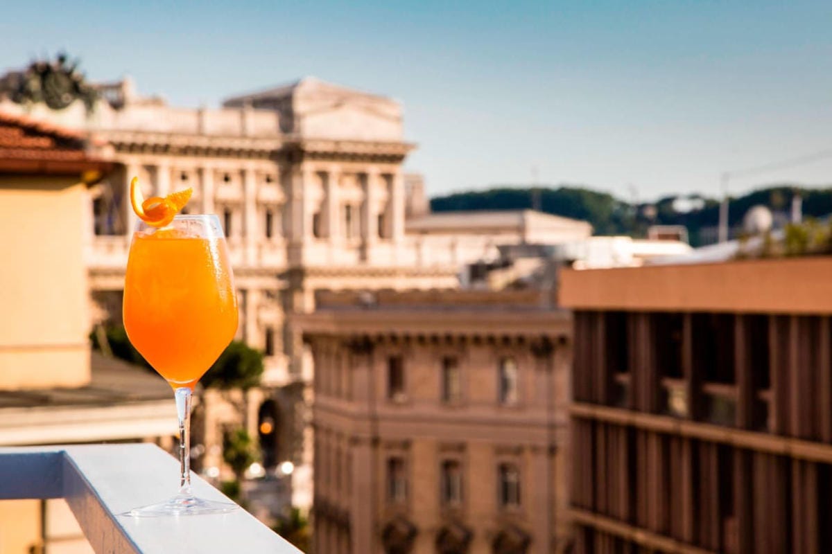 Una vista dalla terrazza del Pararazzo bar I brunch (e non solo) da non perdere sulla terrazza del Paparazzo bar a Roma