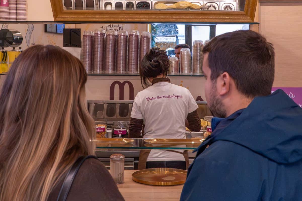 Gli interni di Merisù a Roma