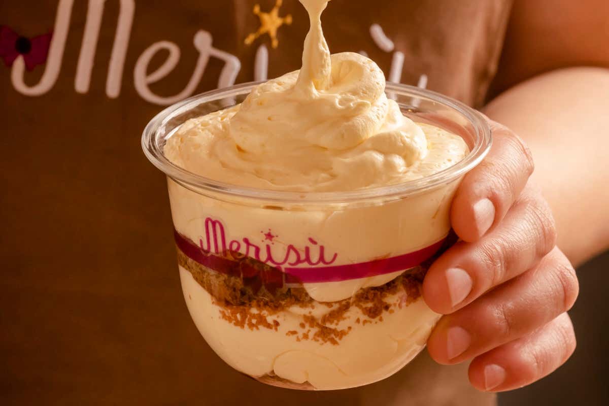 Uno dei tiramisù di Merisù