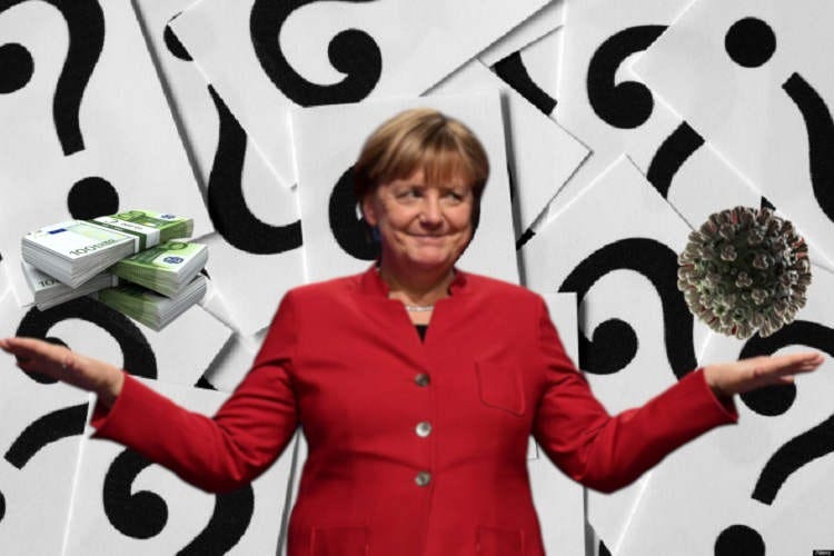 La Cancelliera tedesca Angela Merkel - Le menzogne di Merkel e Germania Quando lo spread vola sui morti