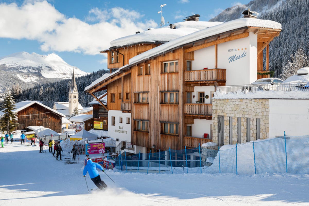 L'Hotel Mesdì di Arabba Arabba sciare tra le Dolomiti senza stress
