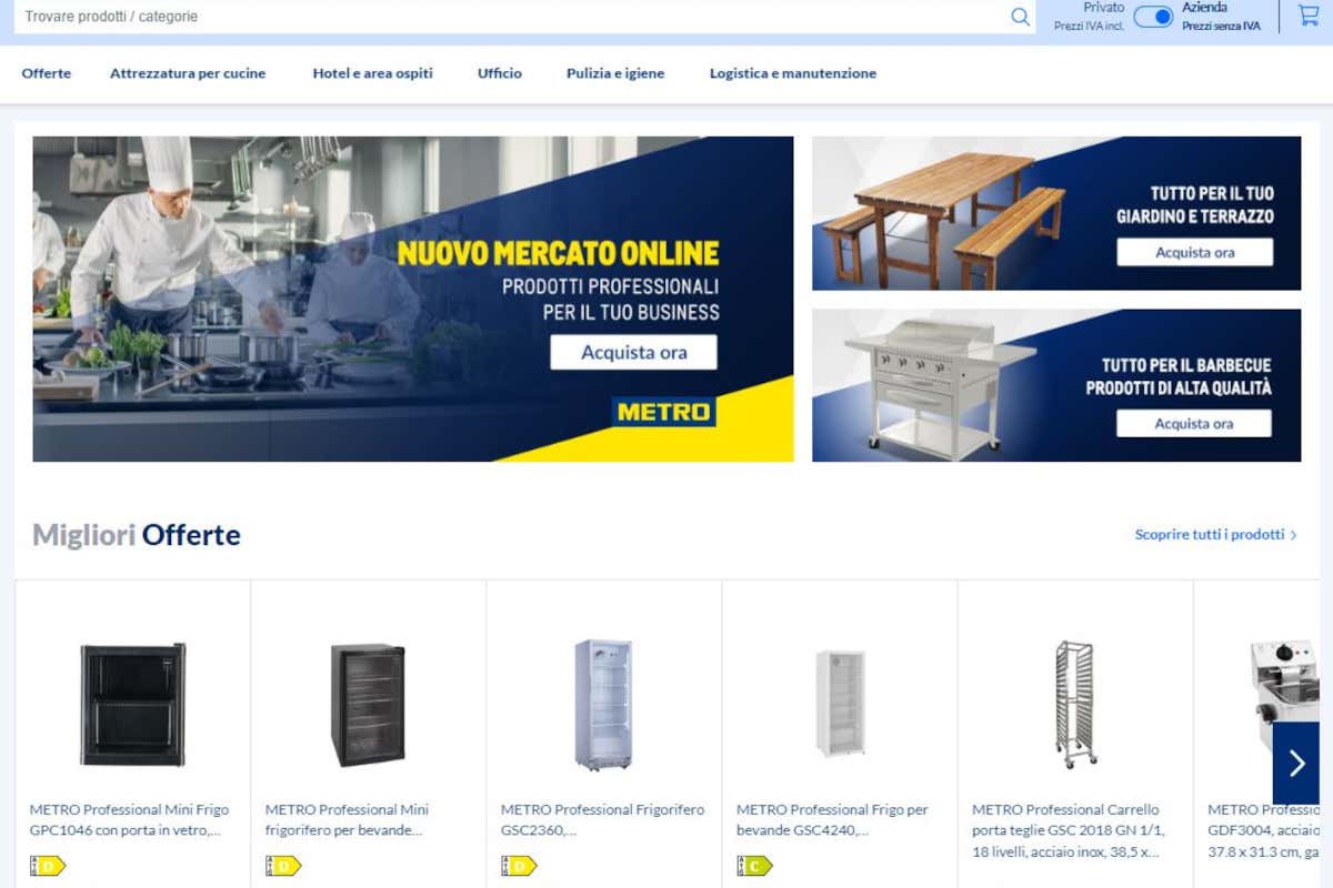 Metro è anche in Rete: ecco il nuovo Mercato Online Metro è anche in Rete: ecco il nuovo Mercato Online