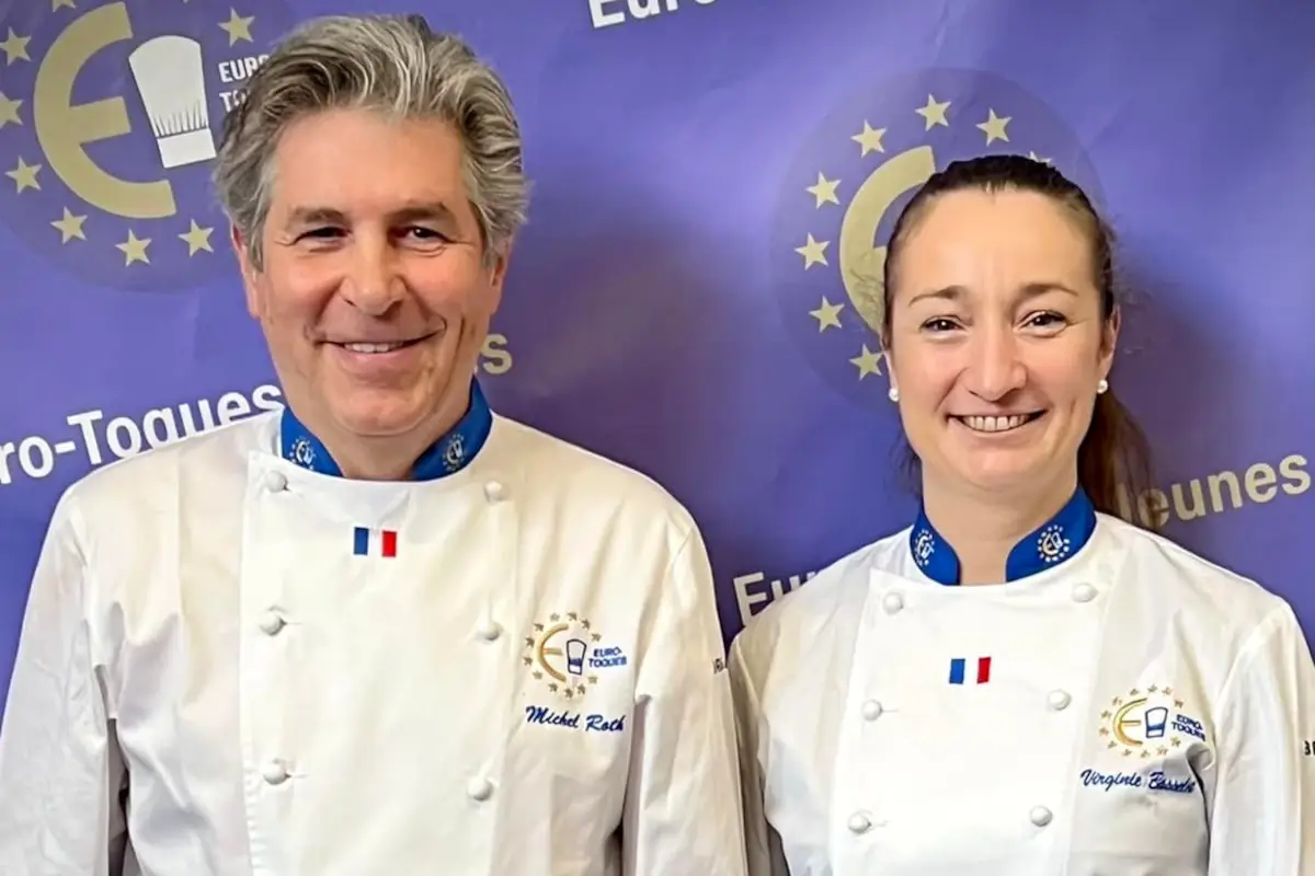 Michel Roth e Virginie Basselot Euro-Toques Francia ha il suo primo presidente donna: Virginie Basselot