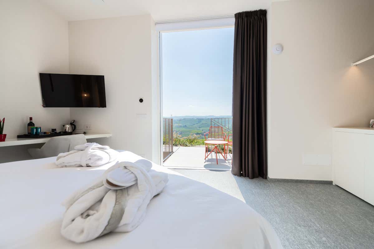 Una delle camere di Palás Cerequio