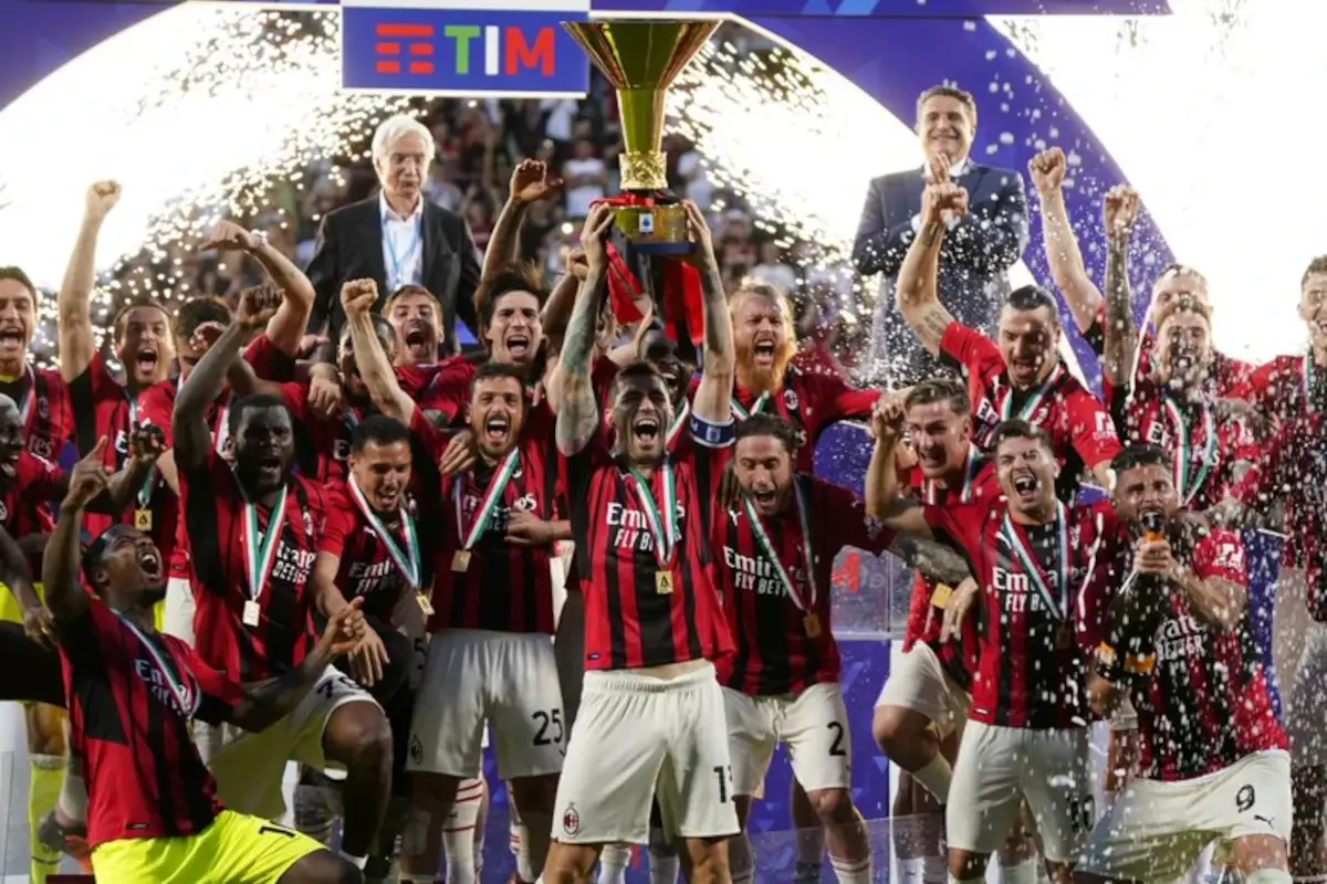 Il Milan Campione d'Italia ha brindato con Franciacorta La Montina