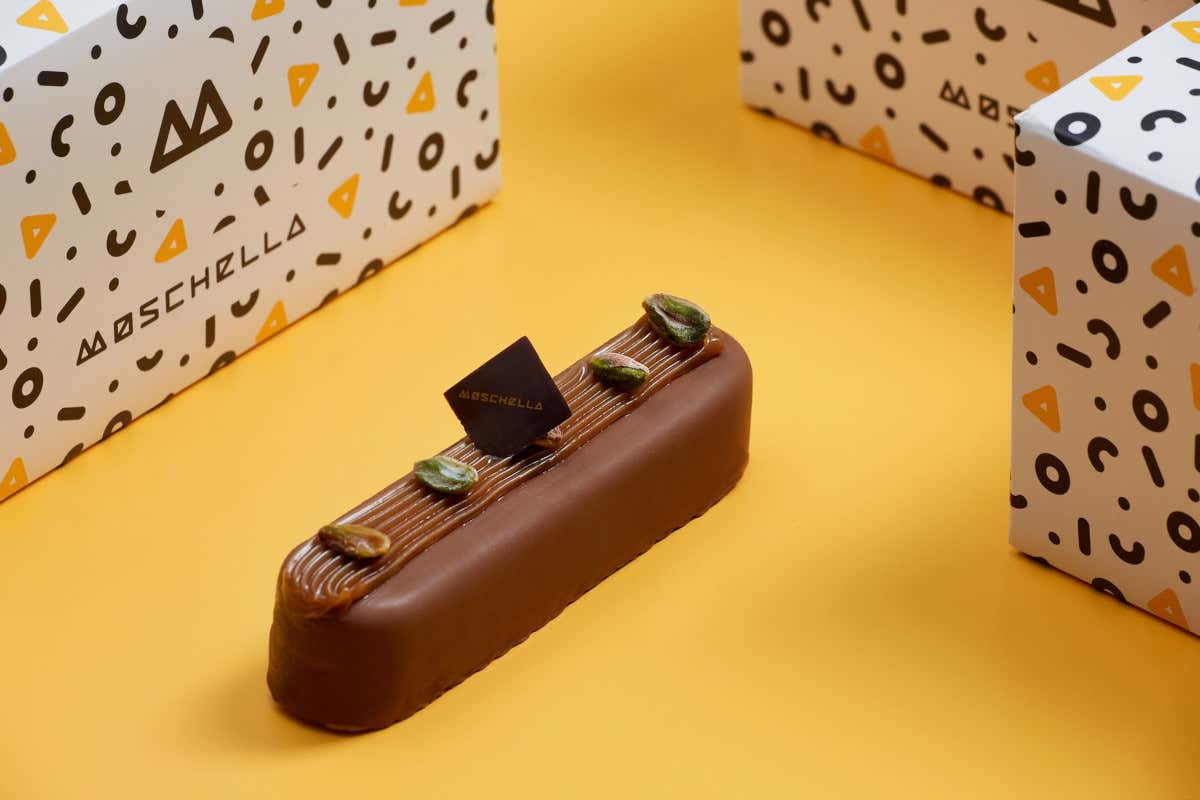 Un dolce della pasticceria Moschella I fratelli Moschella approdano a Milano con il concept di Nuova Pasticceria