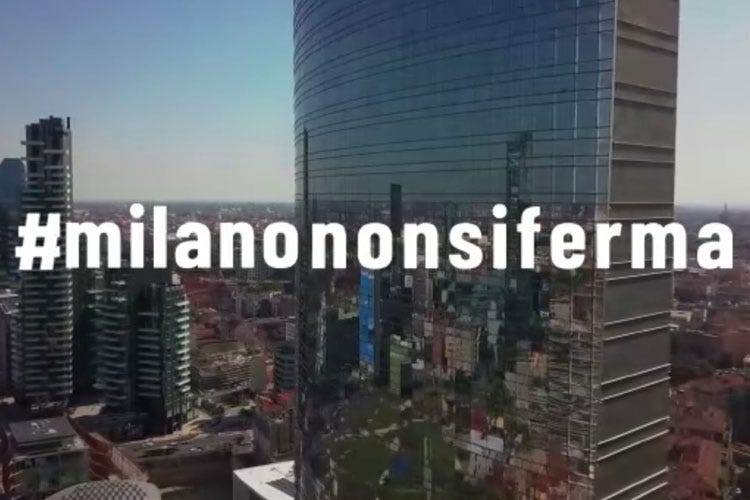 L'hashtag lanciato nei giorni scorsi a Milano - Dai ristoratori 100mila euro raccolti per