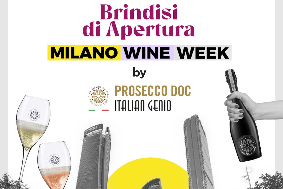 Prosecco Doc protagonista all'inaugurazione della Milano Wine Week Milano Wine Week 2022: fiumi di Prosecco Doc per la cerimonia di apertura