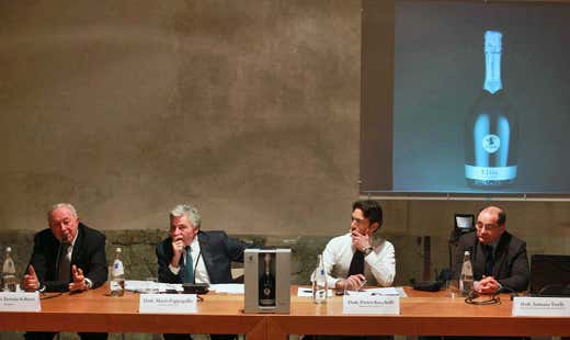 Da sinistra: Teresio Schiavi, Mario Pappagallo, Pietro Rocchelli e Antonio Tirelli Da sinistra: Teresio Schiavi, Mario Pappagallo, Pietro Rocchelli e Antonio Tirelli