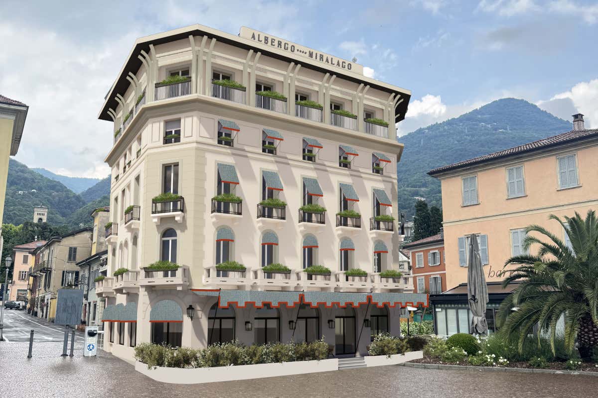 Il render dell'edificio
