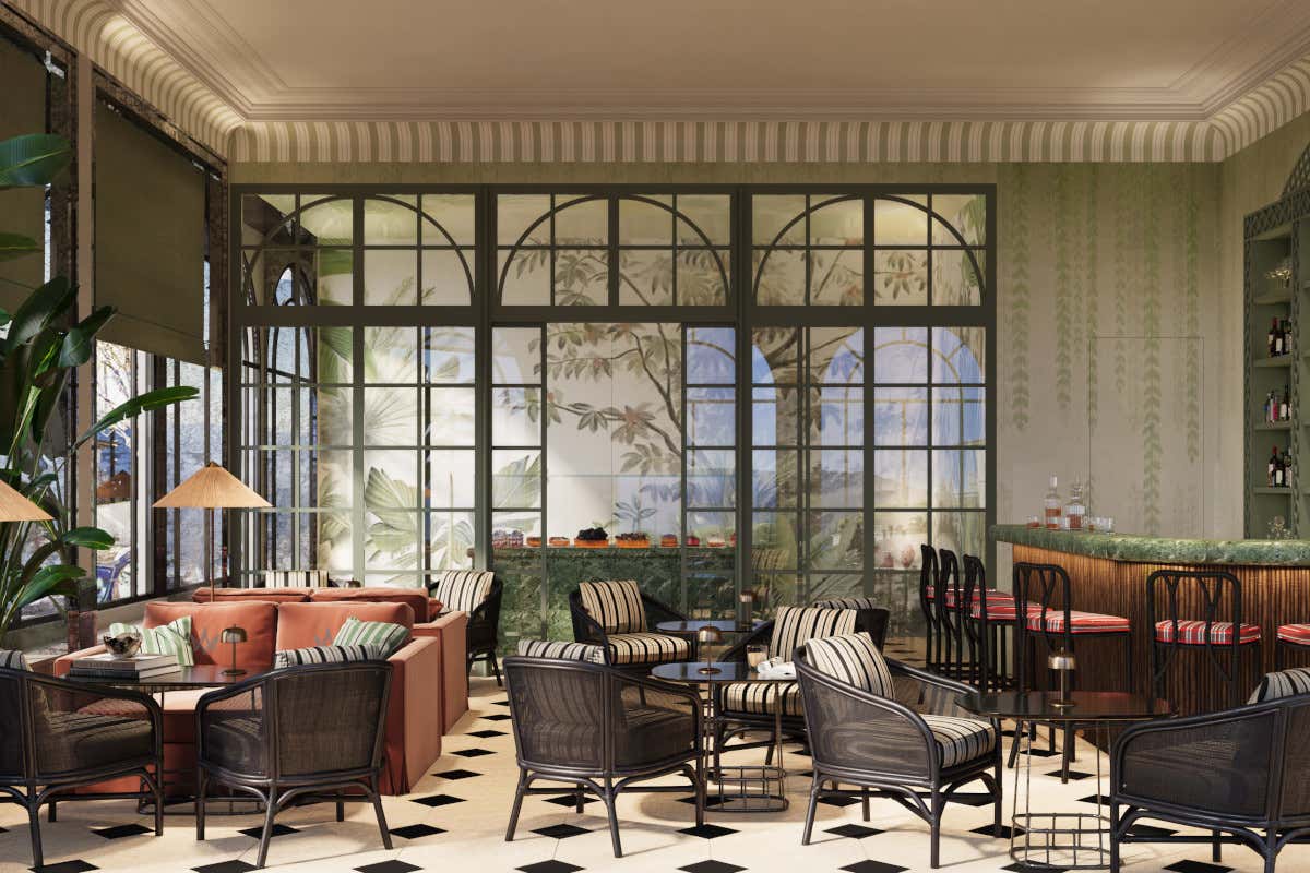 Il render del Caffè Miralago