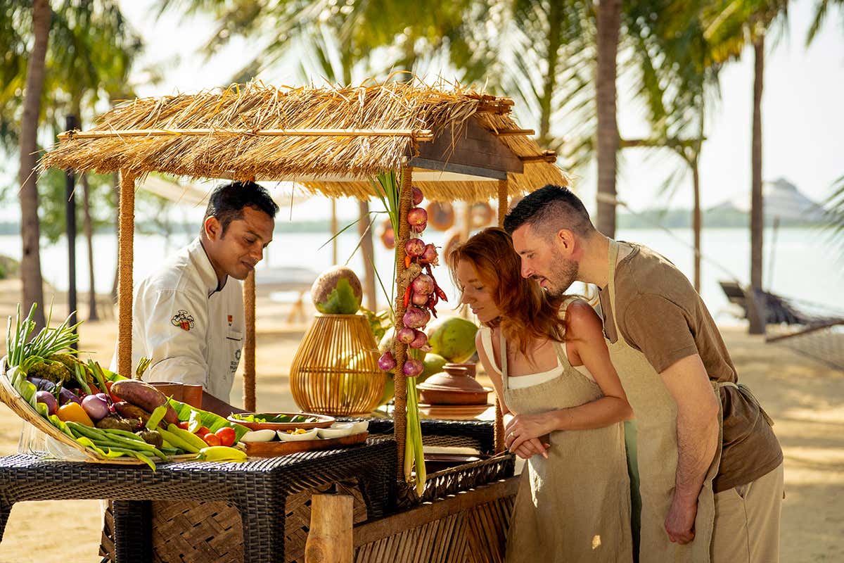 Cooking class sulla spiaggia