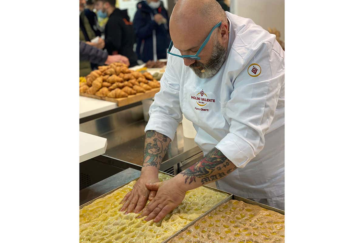 Marco Oberti Focaccia e pasta fresca a regola d&rsquo;arte con le farine Molini Valente
