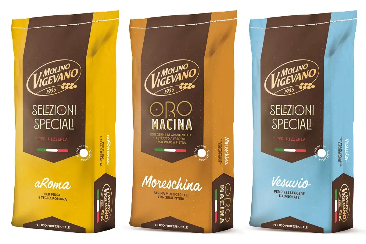 Molino Vigevano, nuova farina e restyling della linea per i professionisti