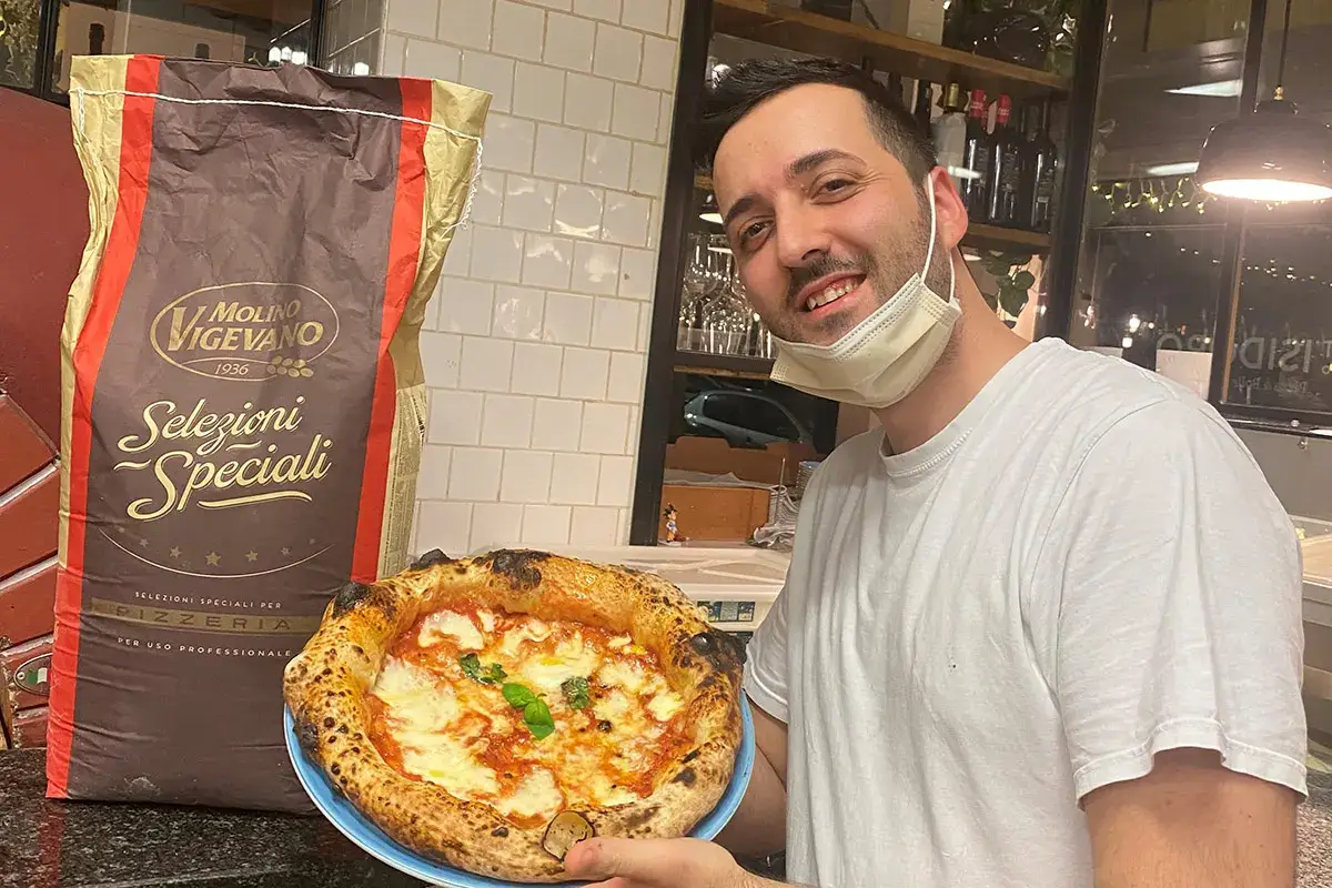 Giovanni Nesi Pizza &amp; Bolle, dalle farine Molino Vigevano all'abbinamento al calice