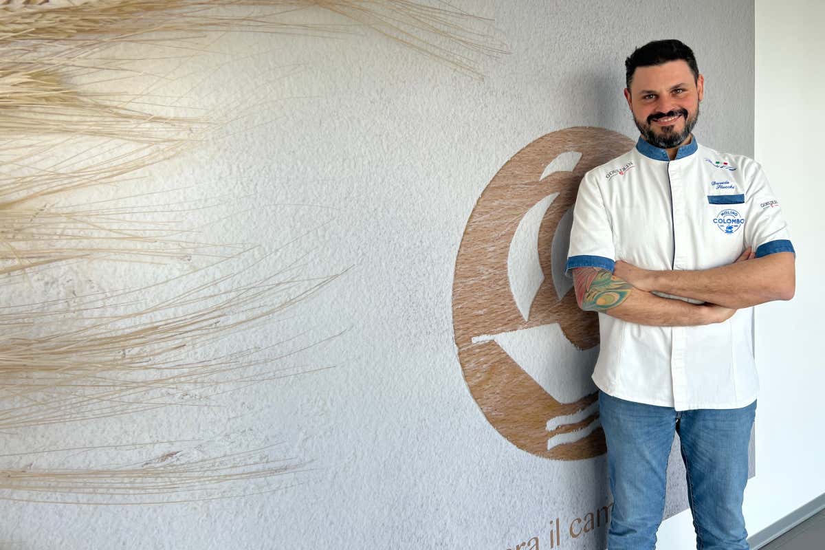 Davide Stucchi, esperto di formazione nell'arte bianca di Molino Colombo