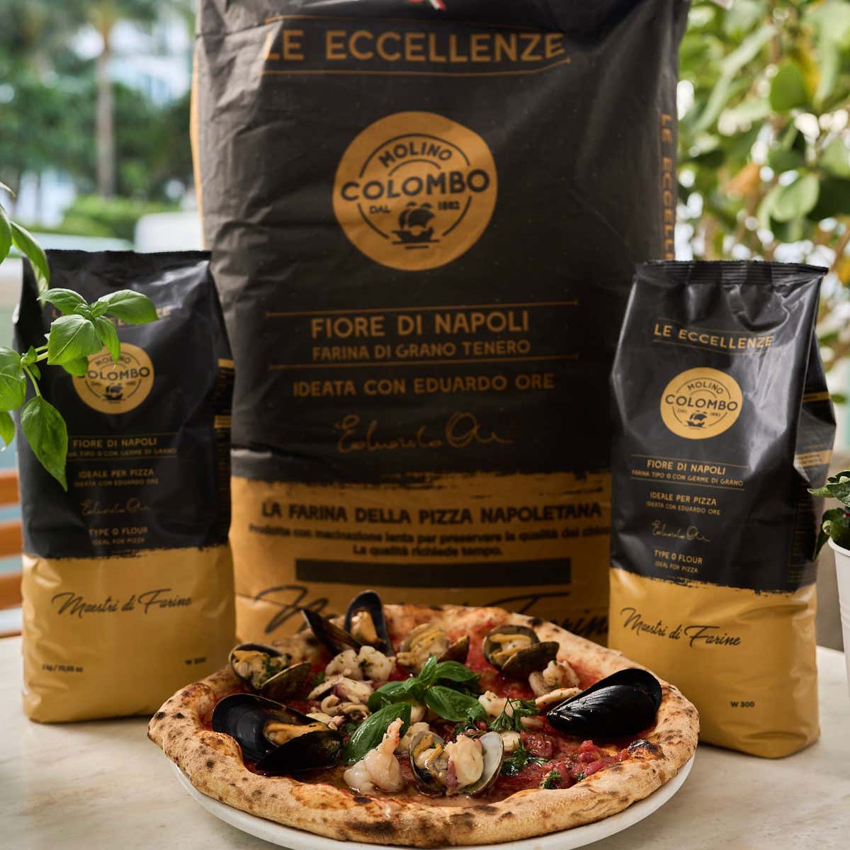 La farina Fiore di Napoli di Molino Colombo, concepita per la pizzeria