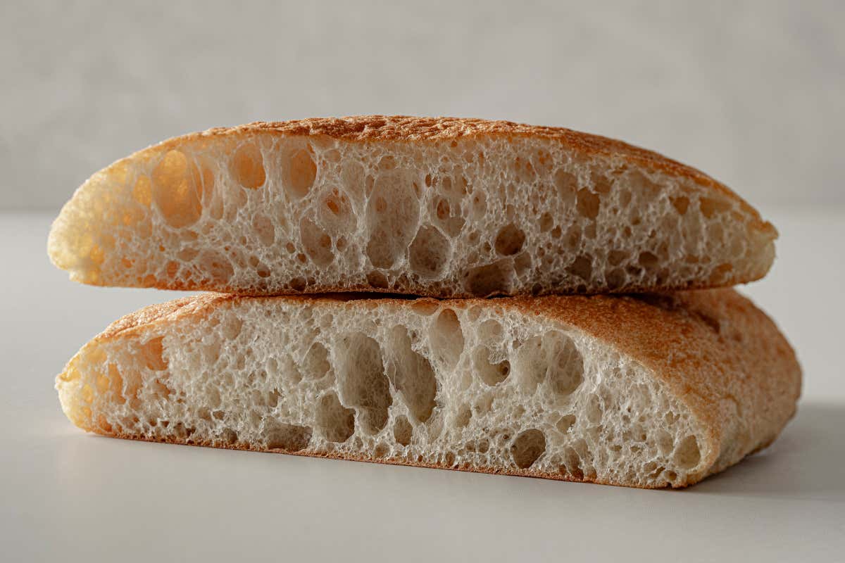 Non solo pizze. Con questa miscela di farro si realizza anche un ottimo pane, dalla mollica ben alveolata