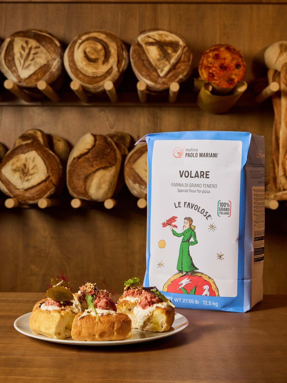 Volare è particolarmente indicata per pizza tonda romana, pizza classica e focaccia