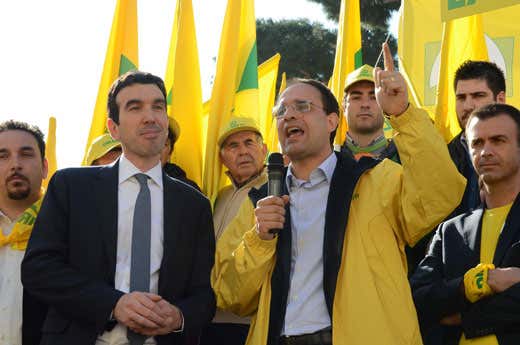 da sinistra: Maurizio Martina e Roberto Moncalvo da sinistra: Maurizio Martina e Roberto Moncalvo