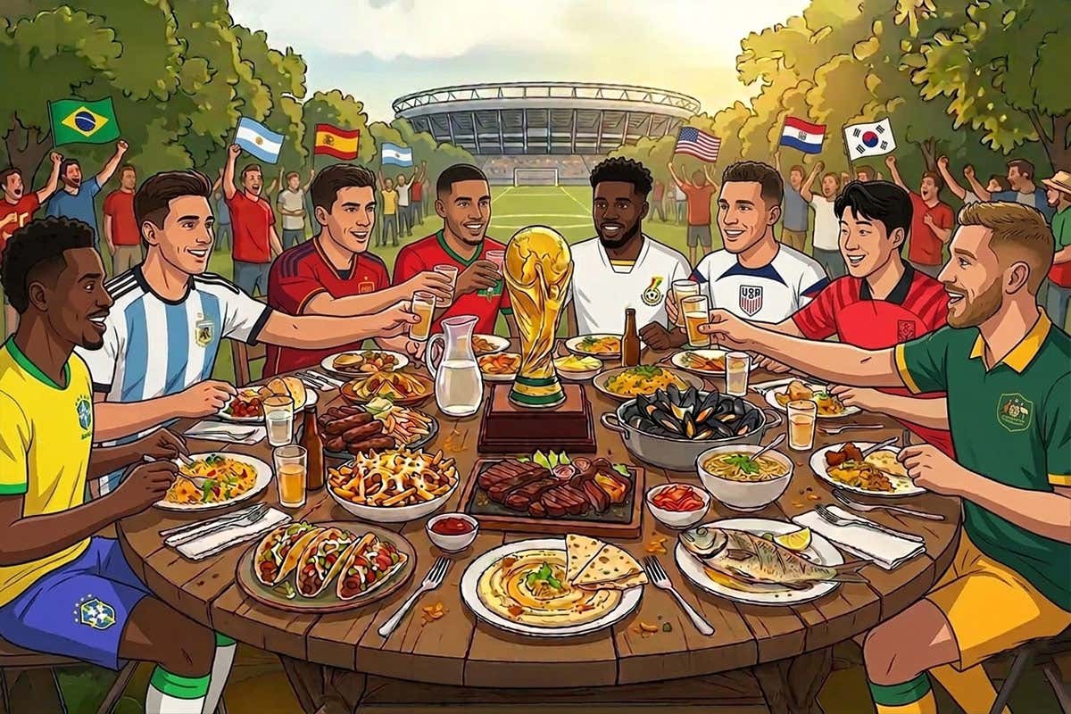 Mondiale di calcio: ecco i piatti cult delle 48 nazionali in campo