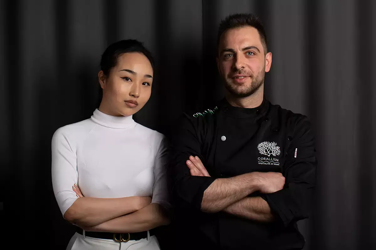 Monica Li e Domenico Di Gennaro La cucina mediterranea moderna del nuovo Corallium