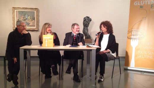 da sinistra: Tano Simonato, Monica Ranzi, Alberto Lupini e Carla Latini da sinistra: Tano Simonato, Monica Ranzi, Alberto Lupini e Carla Latini