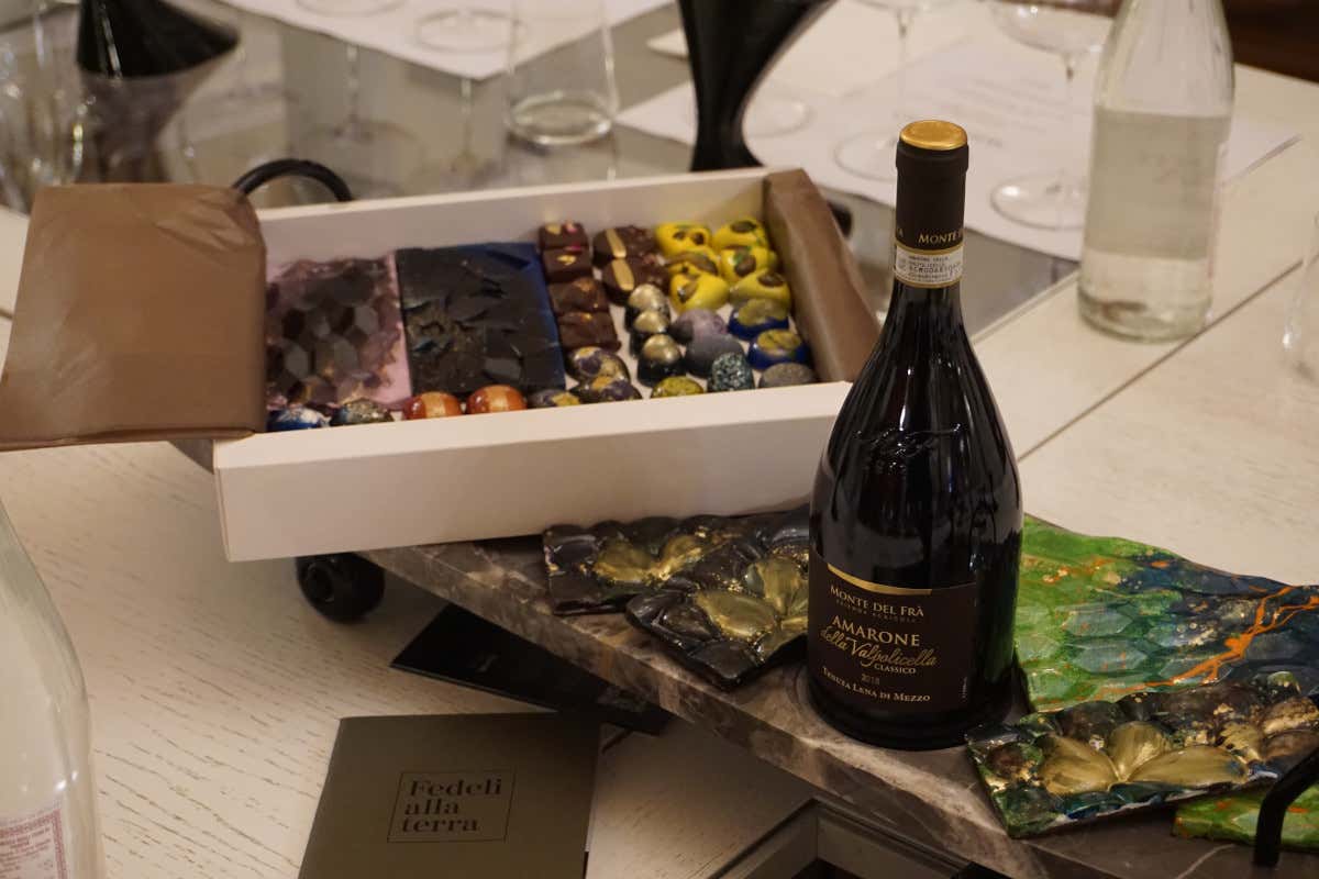 Da Monte del Frà un matrimonio speciale tra Amarone e cioccolato Da Monte del Frà un matrimonio speciale tra Amarone e cioccolato