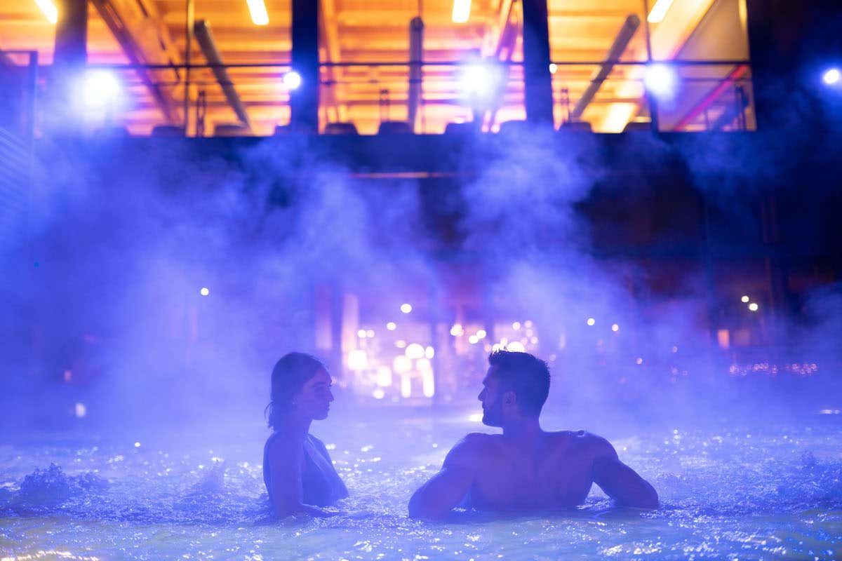 Il fascino di una spa in notturna Monticello Spa