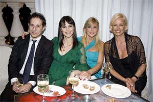 Da sinistra: Manlio Dovì, Lorena Bianchetti, Matilde Brandi ed Ela Weber