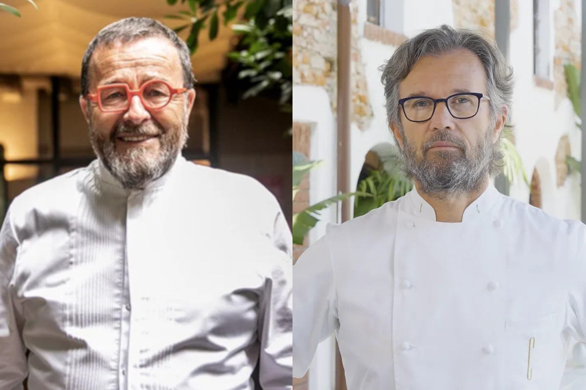 Giancarlo Morelli e Carlo Cracco fanno i conti con le perdite dell'alta ristorazione Giancarlo Morelli
