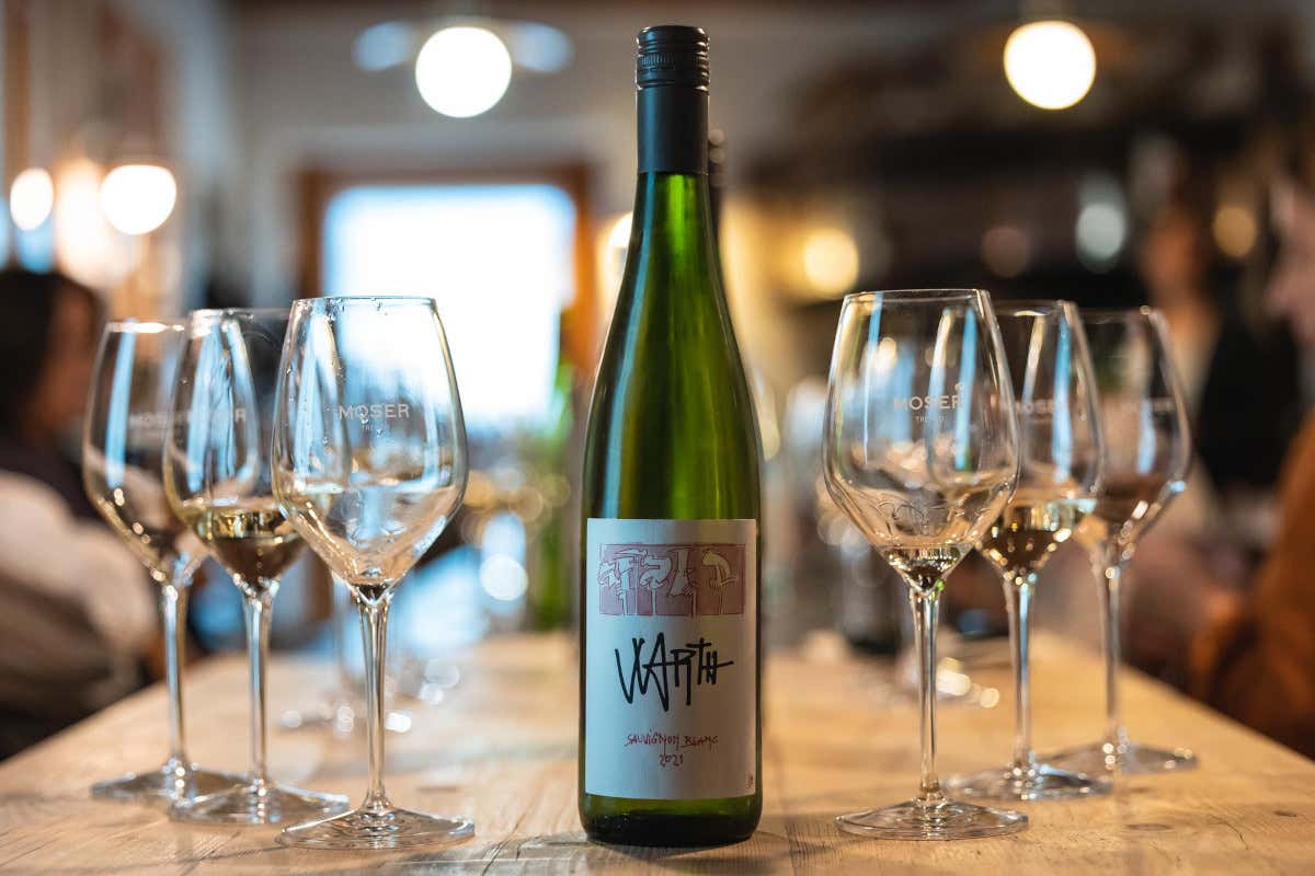 Francesco Moser brinda con il nuovo e nobile Sauvignon Blanc