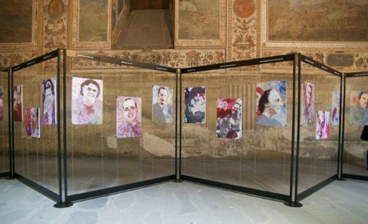 Nella capitale dell’arte, una mostrain onore dei più noti cuochi italiani